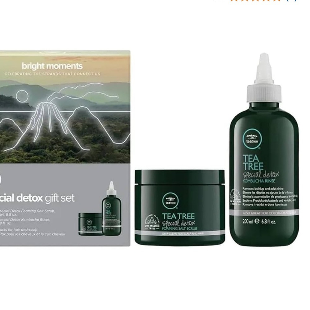 Paul Mitchell Special Detox Gift Set Foaming Salt Scrub & Kombucha Rinse NEW